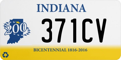 IN license plate 371CV