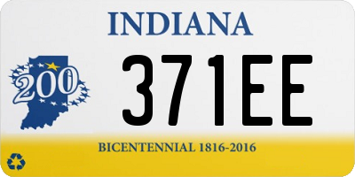 IN license plate 371EE