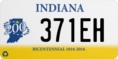 IN license plate 371EH