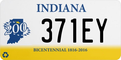 IN license plate 371EY