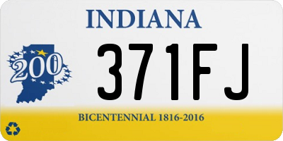 IN license plate 371FJ