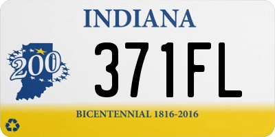 IN license plate 371FL