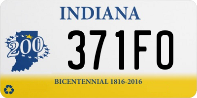 IN license plate 371FO