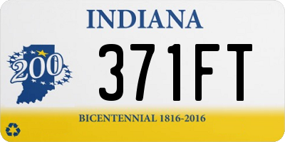 IN license plate 371FT