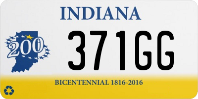 IN license plate 371GG