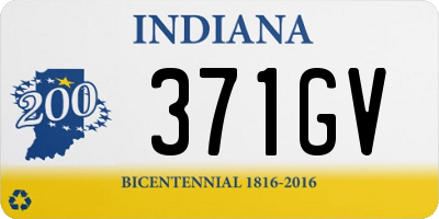 IN license plate 371GV