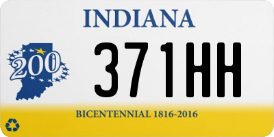 IN license plate 371HH