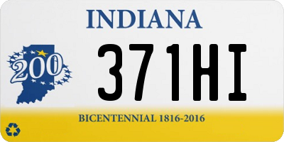 IN license plate 371HI