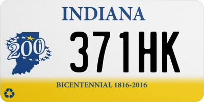 IN license plate 371HK