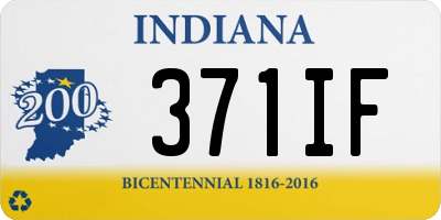 IN license plate 371IF