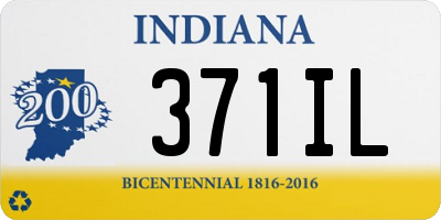 IN license plate 371IL