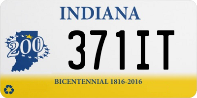 IN license plate 371IT