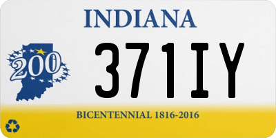 IN license plate 371IY
