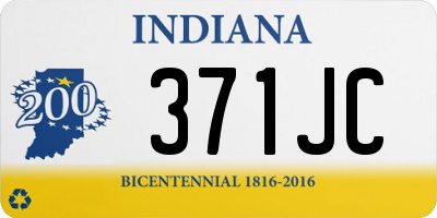 IN license plate 371JC