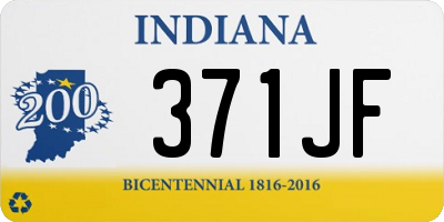 IN license plate 371JF