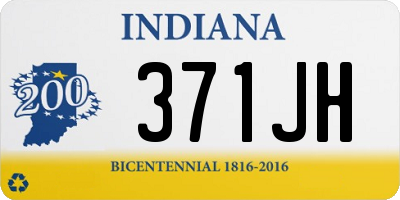 IN license plate 371JH