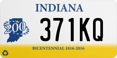 IN license plate 371KQ