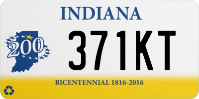 IN license plate 371KT