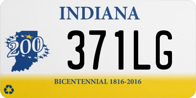 IN license plate 371LG