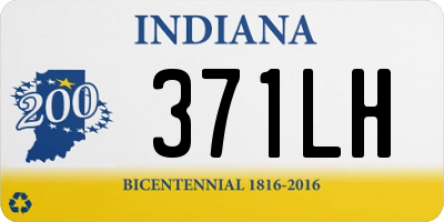 IN license plate 371LH