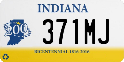 IN license plate 371MJ