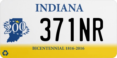 IN license plate 371NR