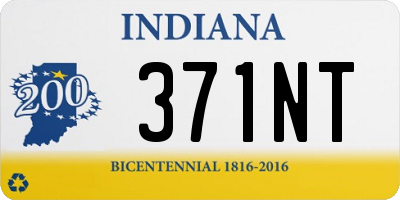 IN license plate 371NT