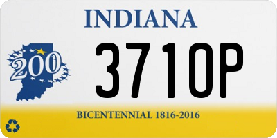 IN license plate 371OP