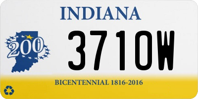 IN license plate 371OW