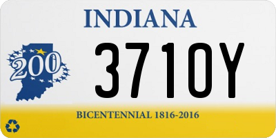 IN license plate 371OY