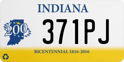 IN license plate 371PJ