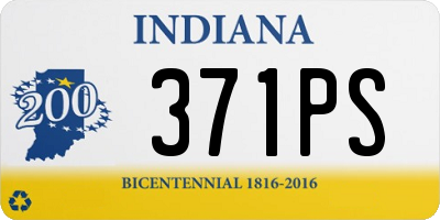 IN license plate 371PS