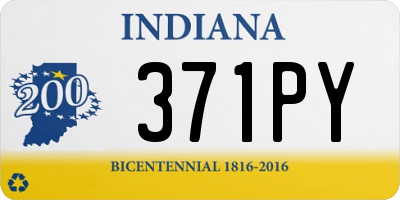 IN license plate 371PY