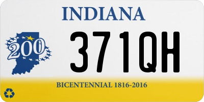 IN license plate 371QH