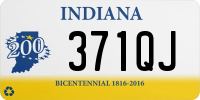 IN license plate 371QJ