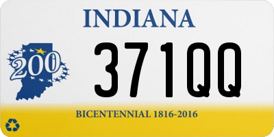 IN license plate 371QQ