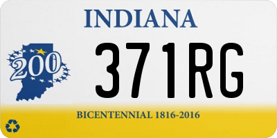 IN license plate 371RG