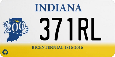 IN license plate 371RL