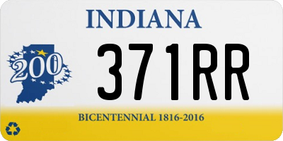 IN license plate 371RR