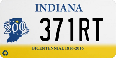 IN license plate 371RT