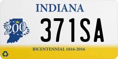 IN license plate 371SA