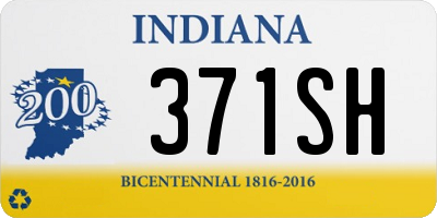 IN license plate 371SH