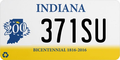 IN license plate 371SU