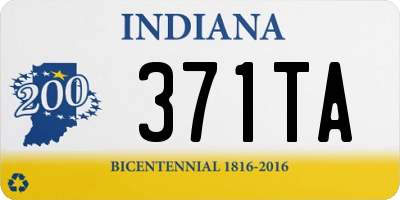 IN license plate 371TA