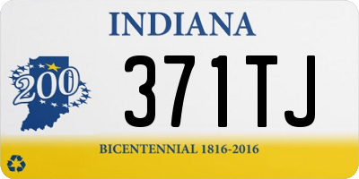 IN license plate 371TJ