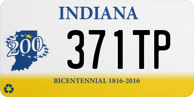 IN license plate 371TP