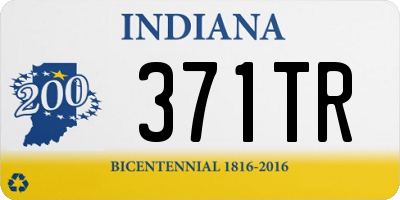 IN license plate 371TR