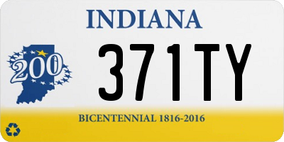 IN license plate 371TY