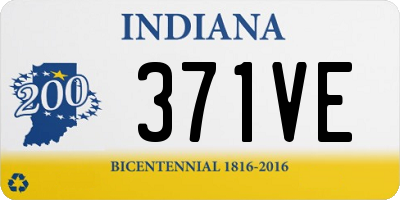 IN license plate 371VE