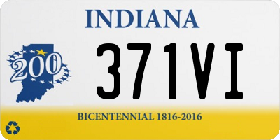 IN license plate 371VI